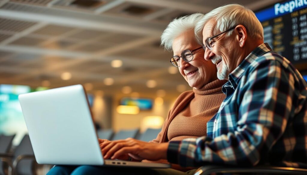 vuelo barato para adultos mayores